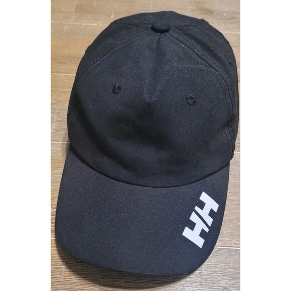 Helly Hansen Black Crew Cap 2.0 Agreeable Strap Hat Skiing Hiking Outdoors - Picture 1 of 5